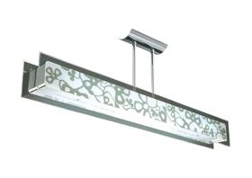 M8495/1  Euphoria Glass Semi Flush 2 Light